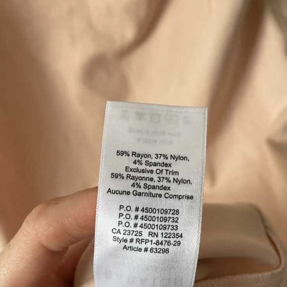 Aritzia Babaton Ruslan Dress NWT Pink Prima Rose Size 10 - Picture 9 of 9